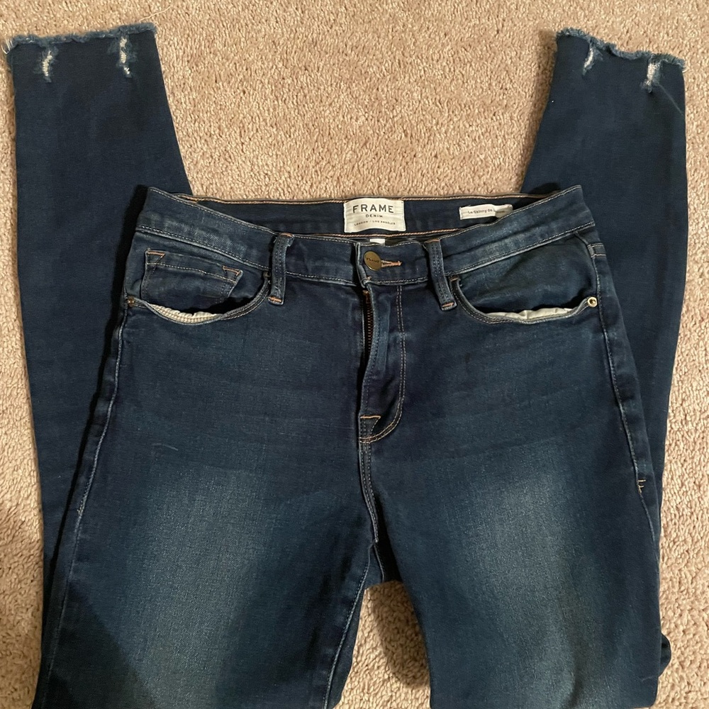 Frame Denim Women's Dark Blue Jeans